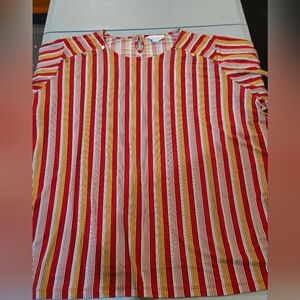Liz Claiborne Multicolor Striped Top (5c30)